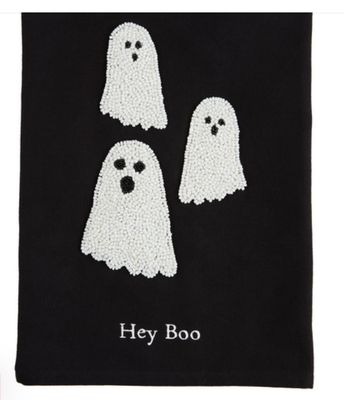 Ghost Halloween Bead Towel