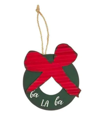 Wreath Tin Ornament