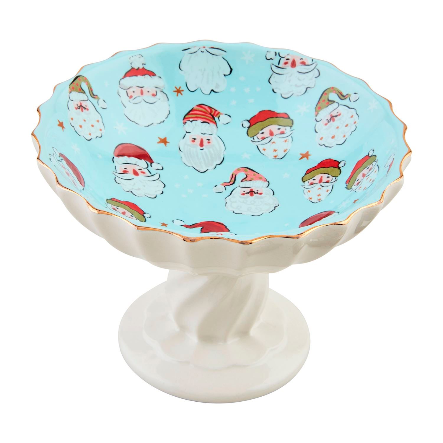 Santa Pedestal Candy Dish