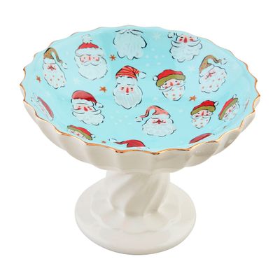 Santa Pedestal Candy Dish