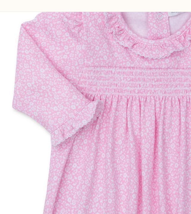 Fall Flower Patch Playsuit- Pink Smk