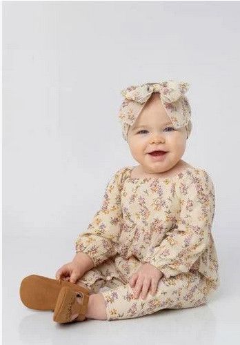 Adore Romper~Ivory Floral