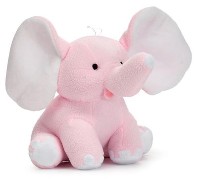 Pink Baby Elephant 9&quot;