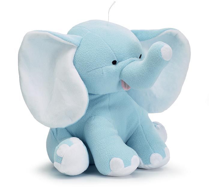 Blue Baby Elephant 9&quot;