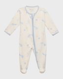 Starry Sky Footie w/Zipper-Blue