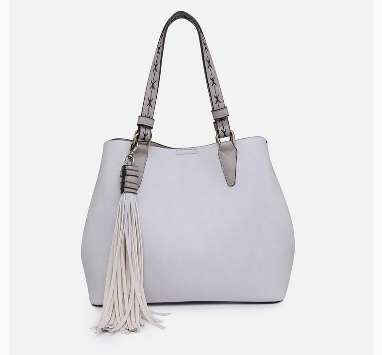 Aliza Large Tassel  2 in 1 Satchel