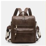 Amelia Convertible Backpack w/ Guitar Strap-Coffee