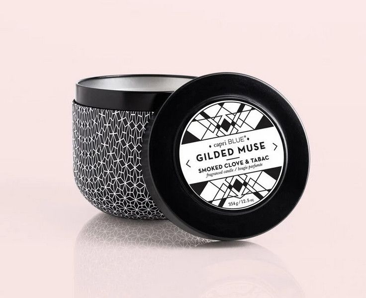 Smoked Clove &amp; Tabacco Gilded Tin, 12.5 oz