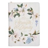 Strength &amp; Dignity Journal White