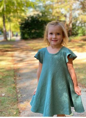 Adaline Dress in Teal