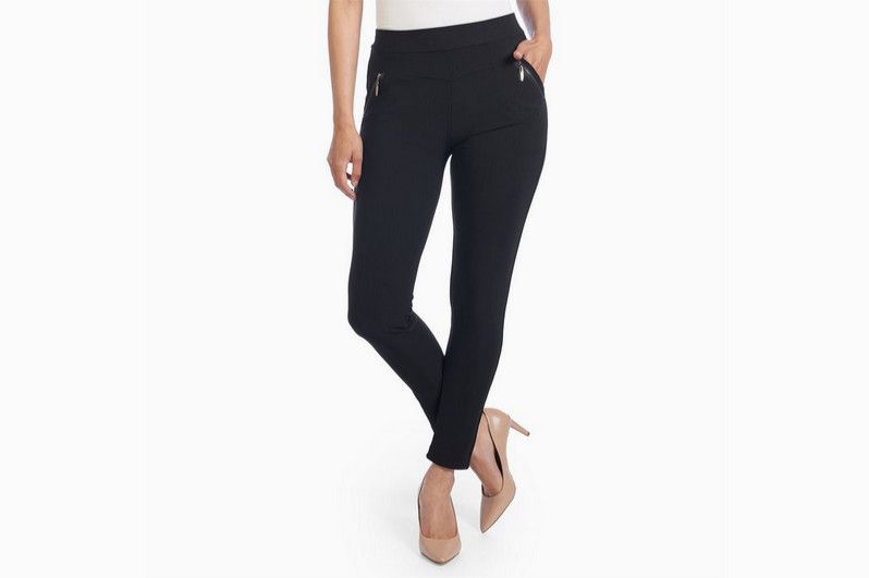 Jasmine Zip Pocket Leggings-Espresso