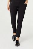 Jasmine Zip Pocket Flare Legging-Black