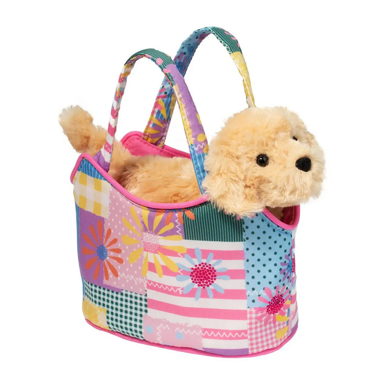 Patchwork Floral Sassy Sak W/Golden