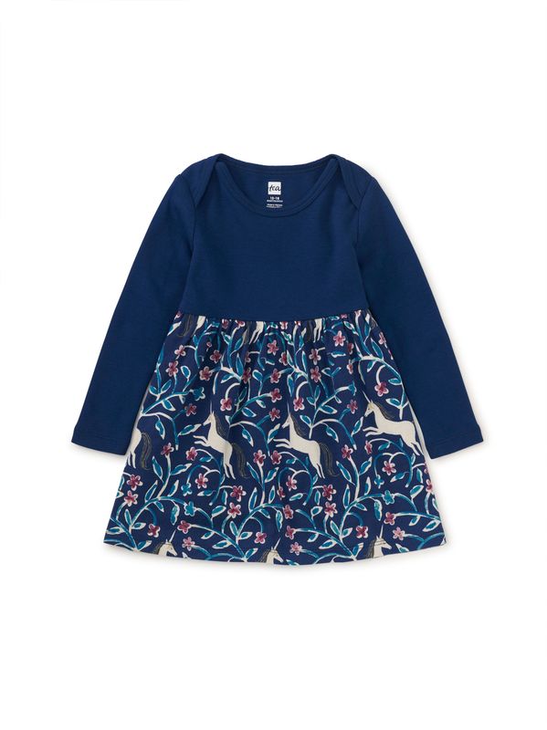 Skirted Baby Dress~Unicorn Tile