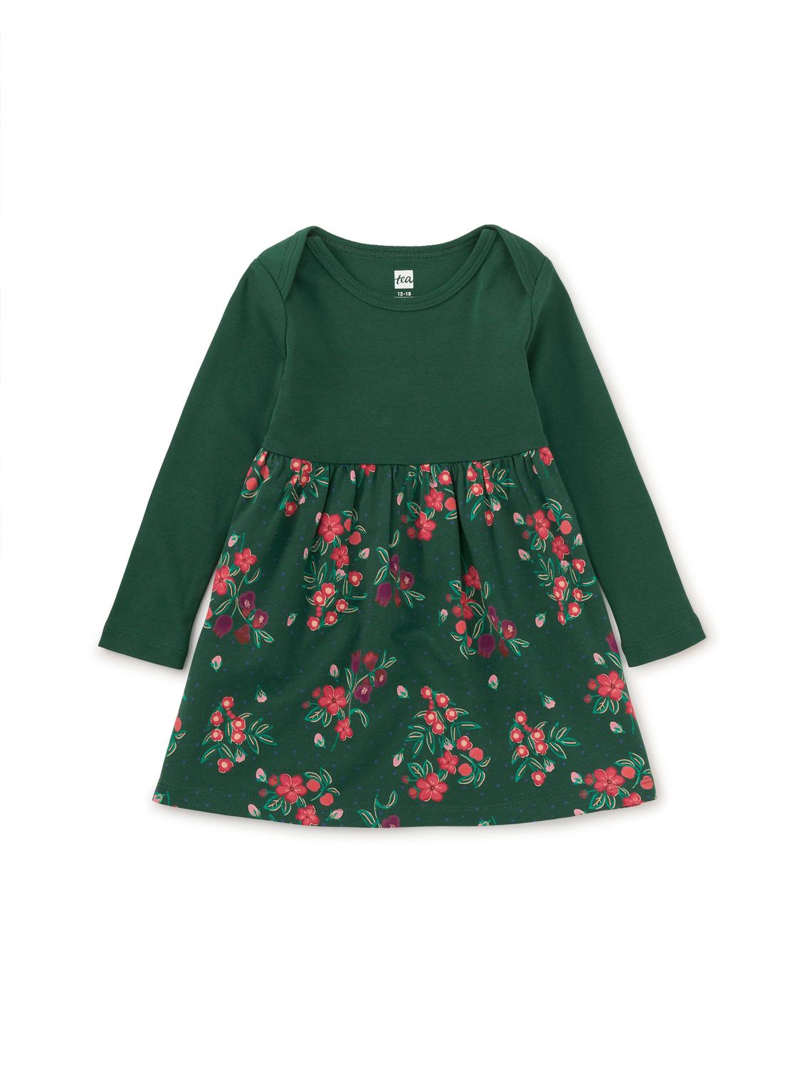 Skirted Baby Dress~Holiday Tea Floral