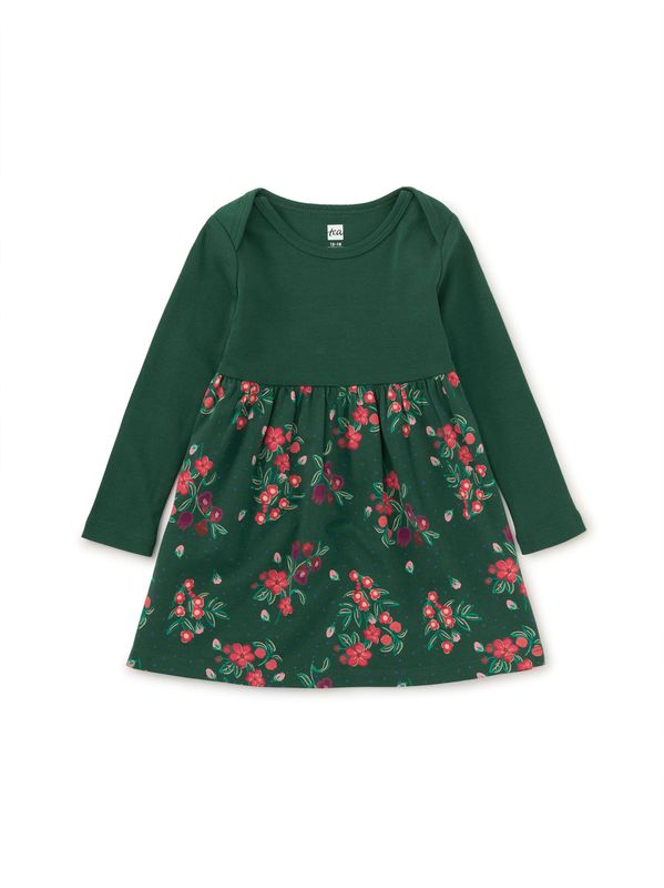 Skirted Baby Dress~Holiday Tea Floral