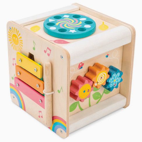 Activity Wooden Cube