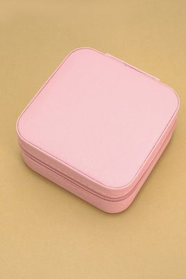 Jewelry Organizer Travel Box  Case-Light Pink
