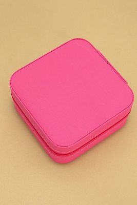 Jewelry Organizer Travel Box  Case-Fuchsia