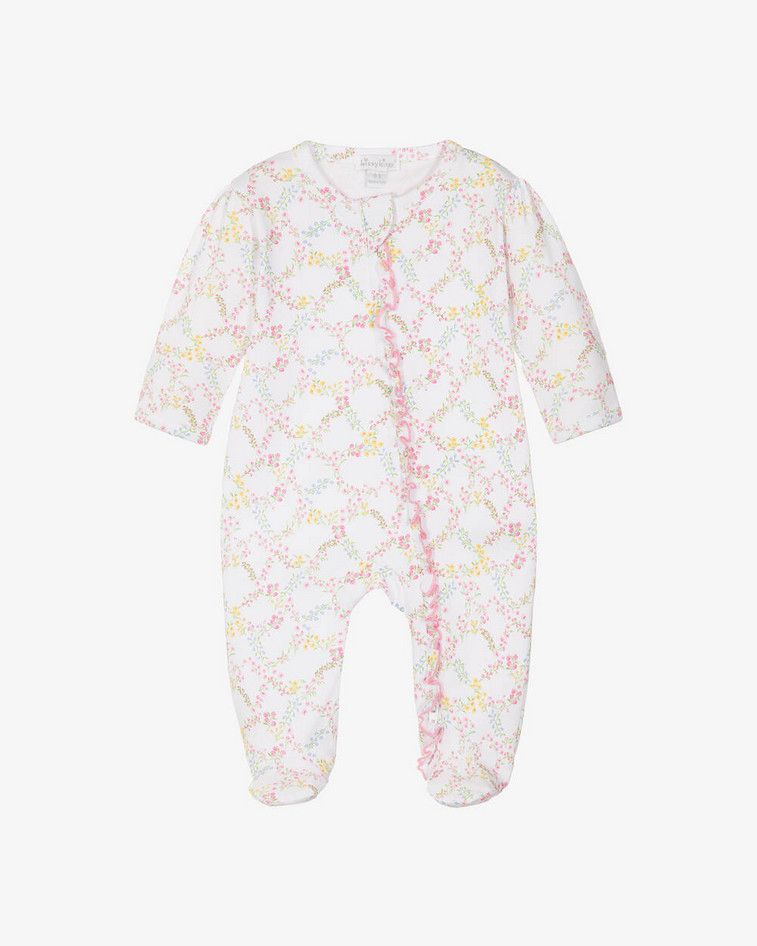 Garden Trellis Footie w/ Zipper
