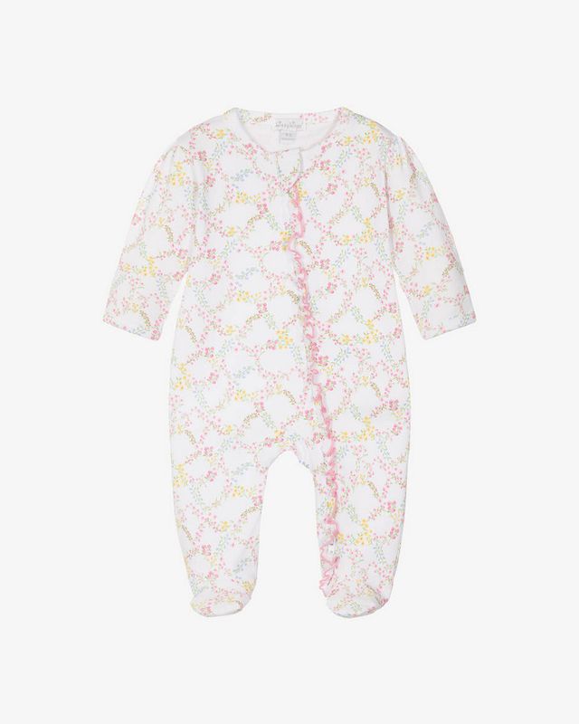 Garden Trellis Footie w/ Zipper