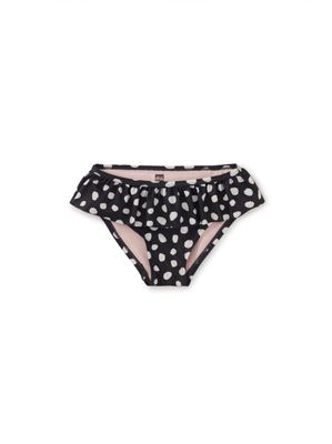 Jaguar Spot Dots Ruffled Bikini Bottoms