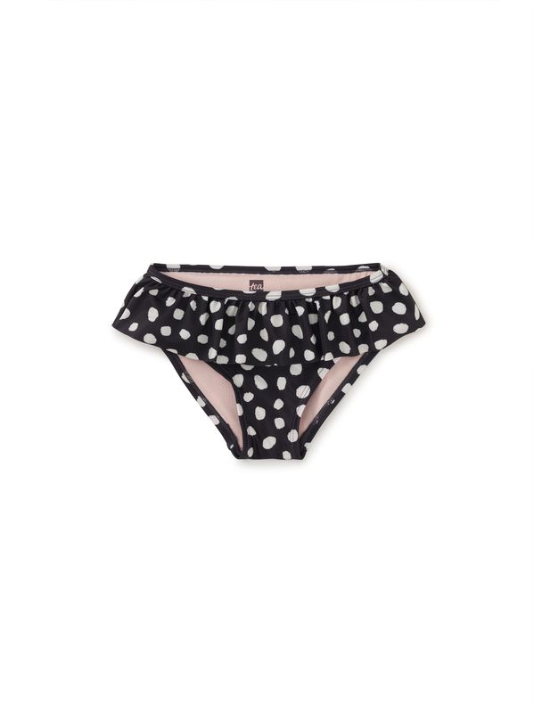 Jaguar Spot Dots Ruffled Bikini Bottoms
