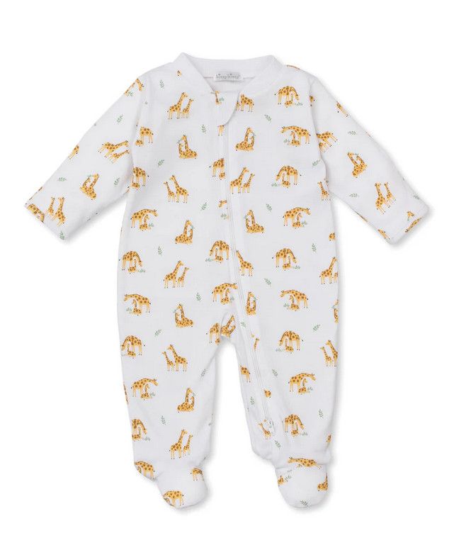Footie w/ Zipper-Giraffe Duo
