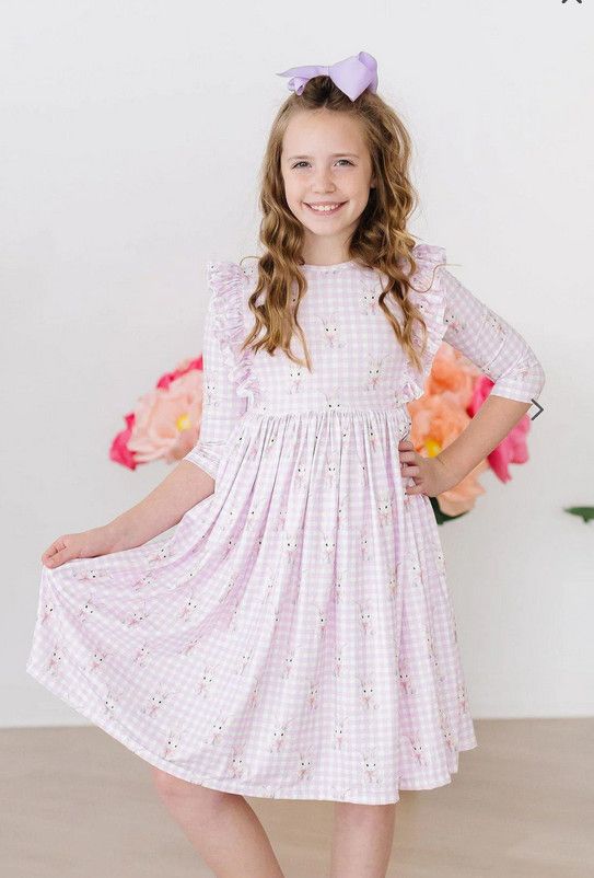 Baby Bunnies Flutter Twirl Dress
