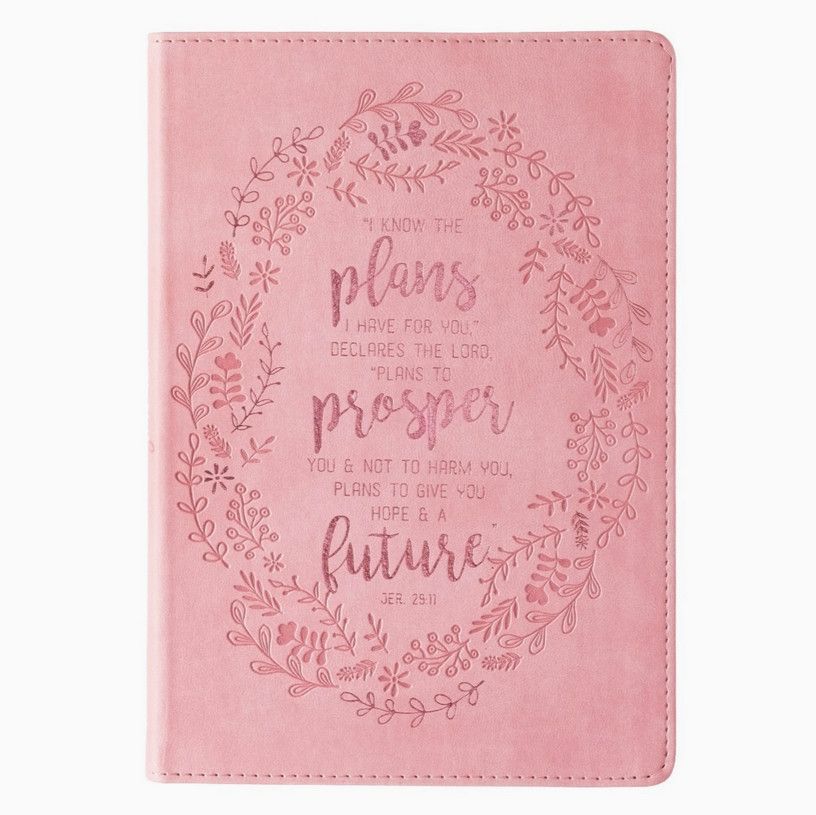 Journal Classic Pink I Know the Plans Jer. 29:11