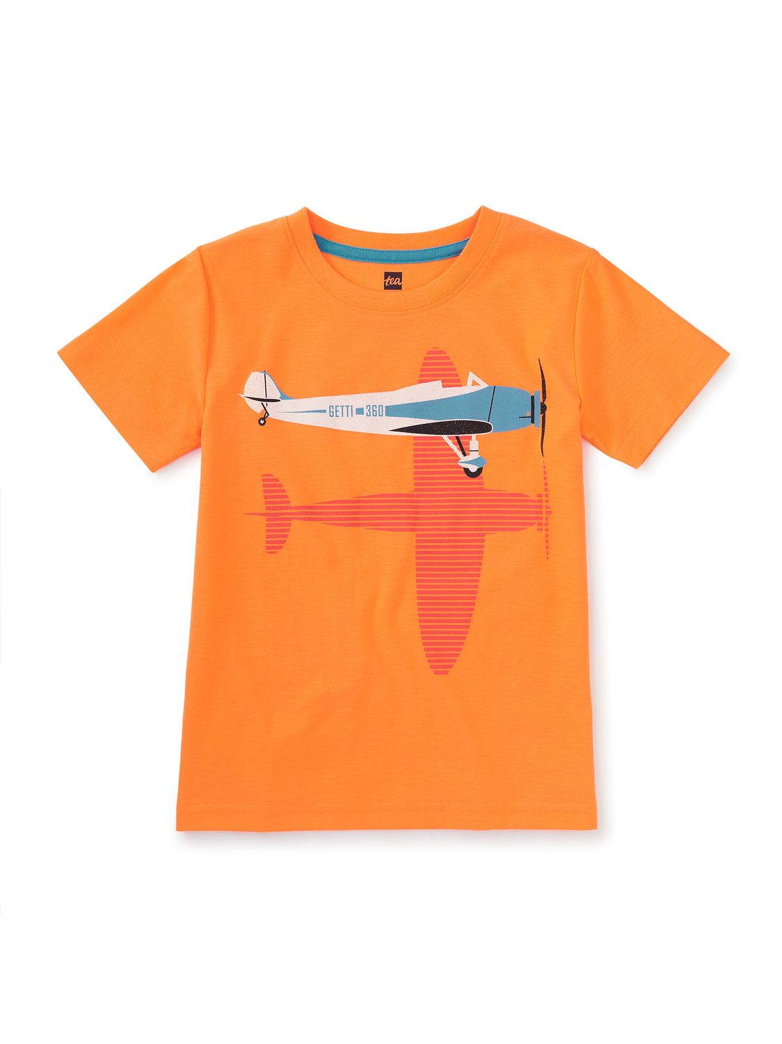 Stunt Plane Graphic Tee-Solar