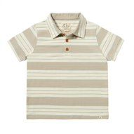 Flagstaff Polo Grey/White /White Stripe