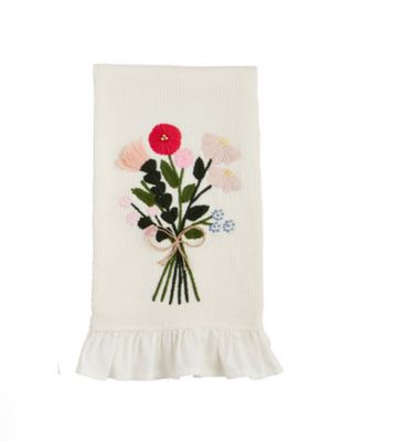 Bouquet Waffle Weave Towel