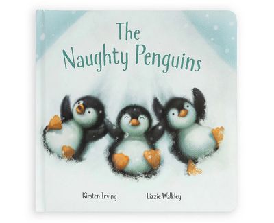 A-95  Jellycat The Naughty Penguins Book