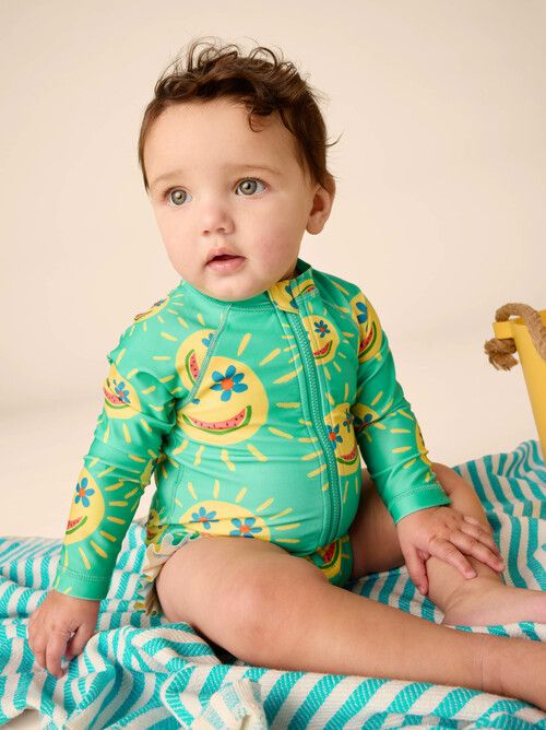 Rash Guard baby SwimSuit Smiley Sun