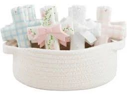 Ceramic Crosses in Basket