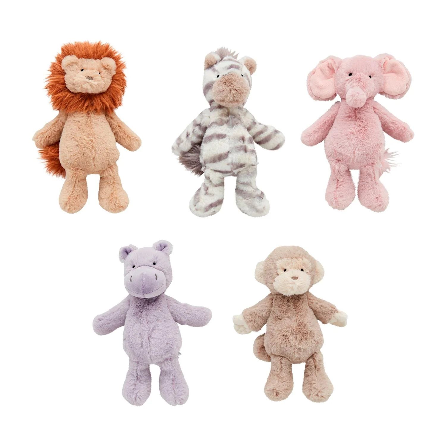 Safari Plush Rattles Pals, Color: Elephant