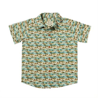 Maui  Printed  Shirt - Blue Islands