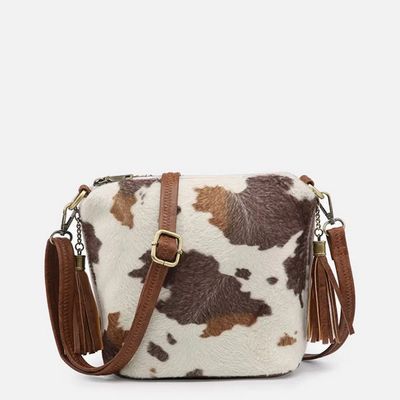 Dylan Crossbody w/ 2 Side Tassel Zippers