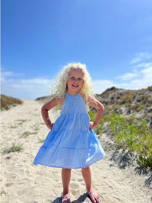 Maleia Dress-Blue Jasmine