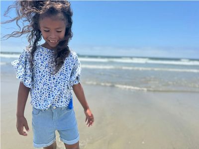 Kelsey Shorts-Light Blue