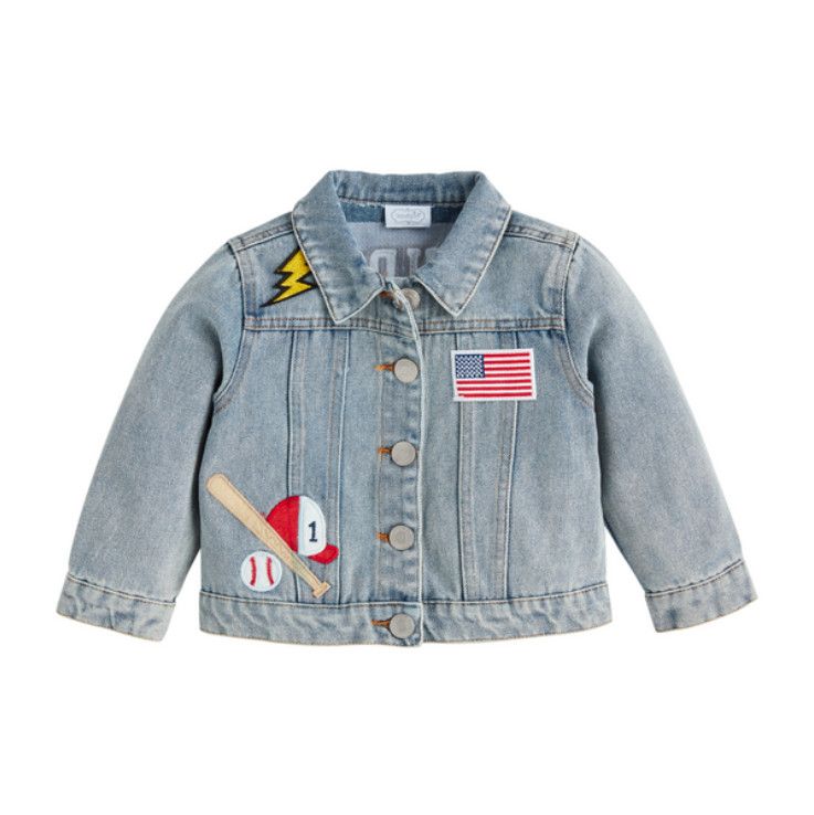 Boy Denim Patch Jacket