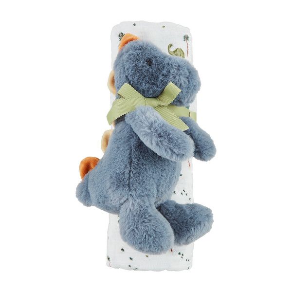 Dino Swaddle &amp; Rattle Set