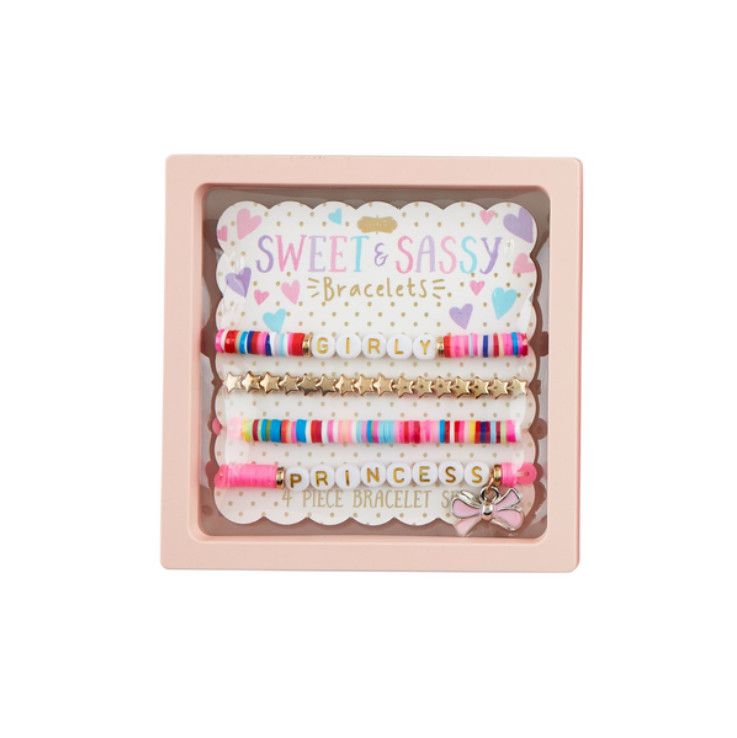 Sweet and Sassy Beaded Bracelet- Princess