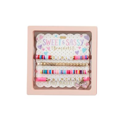 Sweet and Sassy Beaded Bracelet- Princess