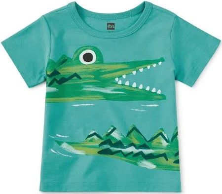 Baby Caiman Graphic Tee - patina