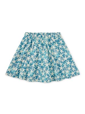 Watercolor Starfish Twirl Skort