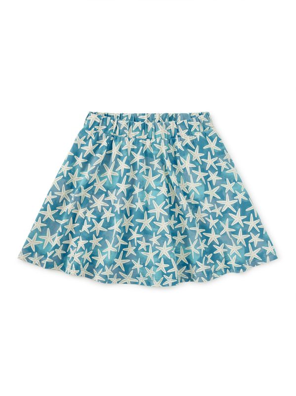 Watercolor Starfish Twirl Skort