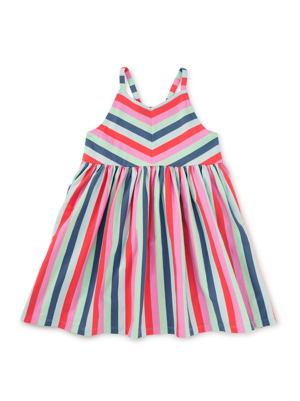 Racerback Twirl Dress-Scarlet