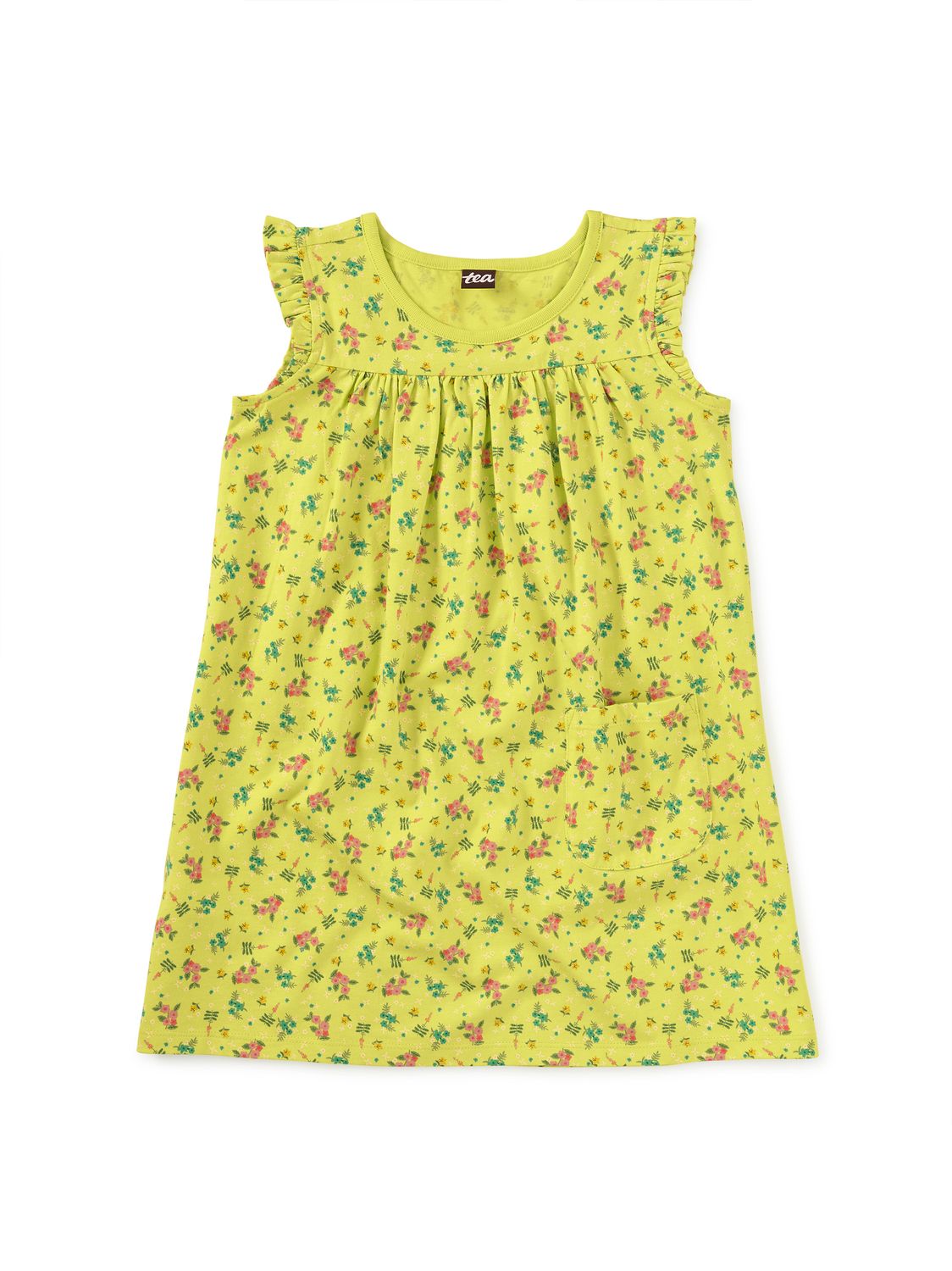 Mighty Mini Dress-Tropical Floral Ditsy, Size: 2